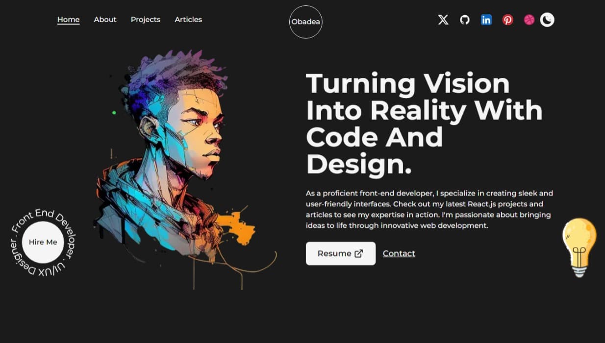 Obadiah's Portfolio